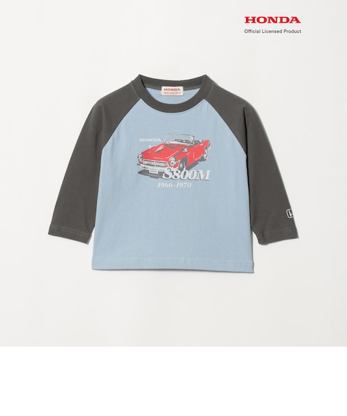 【別注】<URBAMENT>Honda ラグラン Tシャツ / キッズ 100cm-130cm