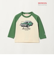 【別注】<URBAMENT>Honda ラグラン Tシャツ / キッズ 100cm-130cm