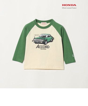 【別注】<URBAMENT>Honda ラグラン Tシャツ / キッズ 100cm-130cm