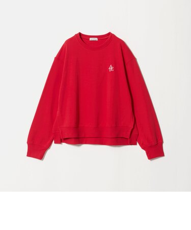 【WEB限定】＜at ease＞ワンポイントシシュウ スウェット プルオーバー