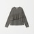 【WEB限定】＜at ease＞フロント フリル ロングスリーブ カットソー UVカット
