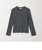 【WEB限定】＜at ease＞ソデサキ バイカラー プルオーバー ニット 2