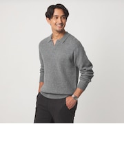 【WEB限定】JUST fit スキッパー ニット