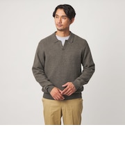 【WEB限定】JUST fit スキッパー ニット