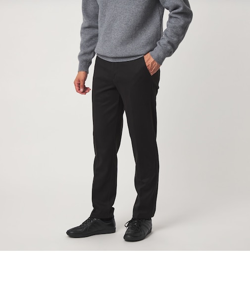 【WEB限定】JUST fit ウールライク ブラッシュドジャージー イージースラックス