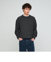 FINE BASIC カシミヤ クルーネック ニット