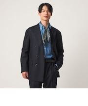 GLR CLOTH フラノ ダブルブレスト 6B R/RG セットアップジャケット