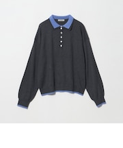 【WEB限定】＜at ease＞エリ ハイショク ニット プルオーバー