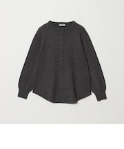 【WEB限定】＜at ease＞ヘンリーネック ニット プルオーバー