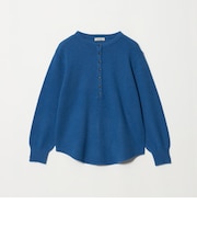 【WEB限定】<at ease>ヘンリーネック ニット プルオーバー
