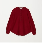 【WEB限定】＜at ease＞ヘンリーネック ニット プルオーバー
