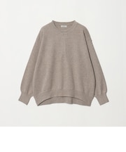 【WEB限定】＜at ease＞ジップ 2WAY  ニット プルオーバー