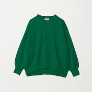 【WEB限定】<at ease>ジップ 2WAY ニット プルオーバー
