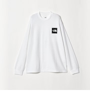 【WEB限定】<THE NORTH FACE>ロングスリーブ スクエア ロゴ ティー 長袖 Tシャツ