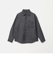 ポリエステル シェニール ミックス CPO シャツ ジャケット