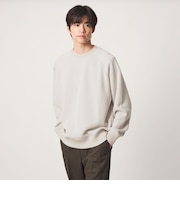 ウェーブ ダブルフェイス クルーネック Tシャツ