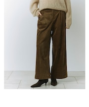 <SEASONAL COLLECTION>コーデュロイ 2タック ワイドパンツ
