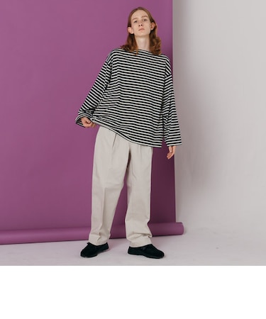 ＜CITEN＞2タック ワイド チノパンツ