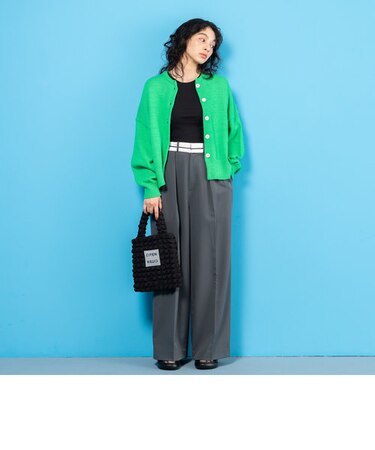 ＜CITEN＞マーベルト ワイドパンツ