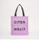 ＜CITEN＞ロゴ ステートメント プリントバッグ