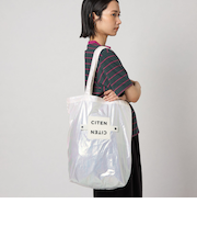 ＜CITEN＞クルクルパッチン メタリック トートバッグ