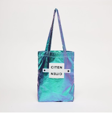 ＜CITEN＞クルクルパッチン メタリック トートバッグS