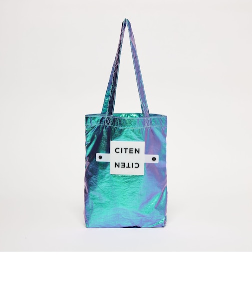 ＜CITEN＞クルクルパッチン メタリック トートバッグS