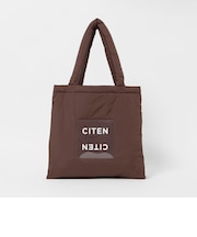 ＜CITEN＞パデッド クリア ロゴ トートバッグ