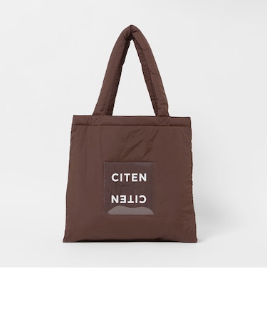 ＜CITEN＞パデッド クリア ロゴ トートバッグ