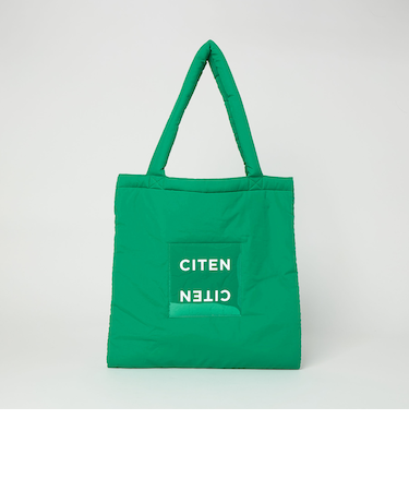 ＜CITEN＞パデッド クリア ロゴ トートバッグ