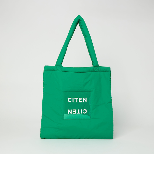 ＜CITEN＞パデッド クリア ロゴ トートバッグ
