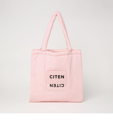 ＜CITEN＞パデッド クリア ロゴ トートバッグ