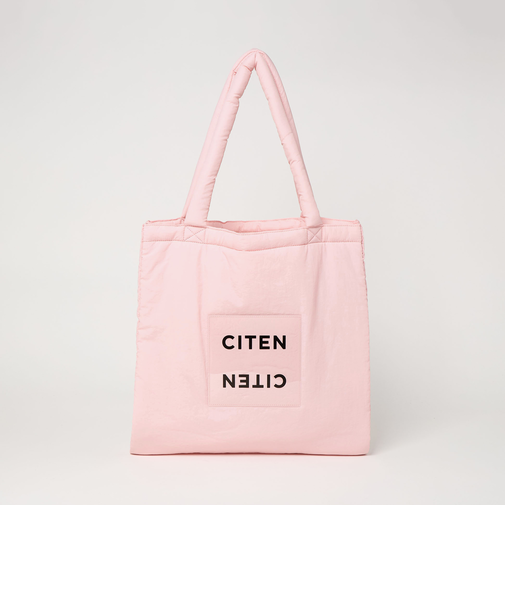＜CITEN＞パデッド クリア ロゴ トートバッグ