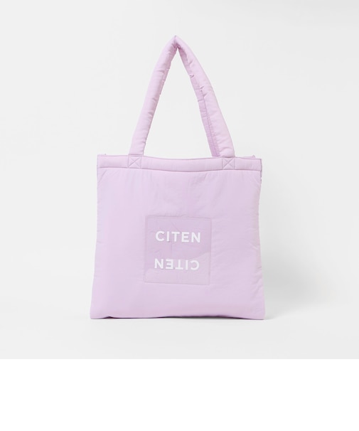 ＜CITEN＞パデッド クリア ロゴ トートバッグ