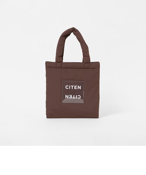 ＜CITEN＞パデッド クリア ロゴ トート S