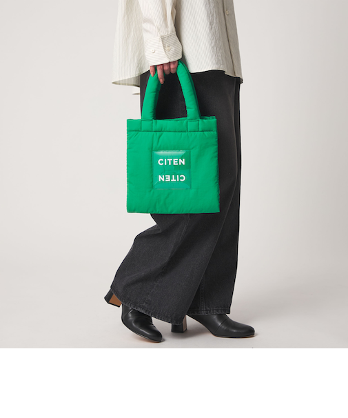 ＜CITEN＞パデッド クリア ロゴ トート S