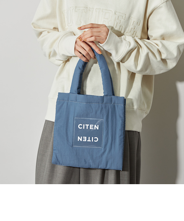 ＜CITEN＞パデッド クリア ロゴ トート S