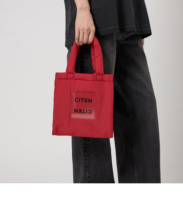 ＜CITEN＞パデッド クリア ロゴ トート S