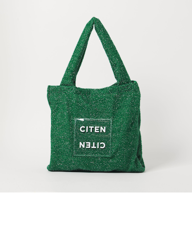 ＜CITEN＞キラキラクリアロゴトートバッグ