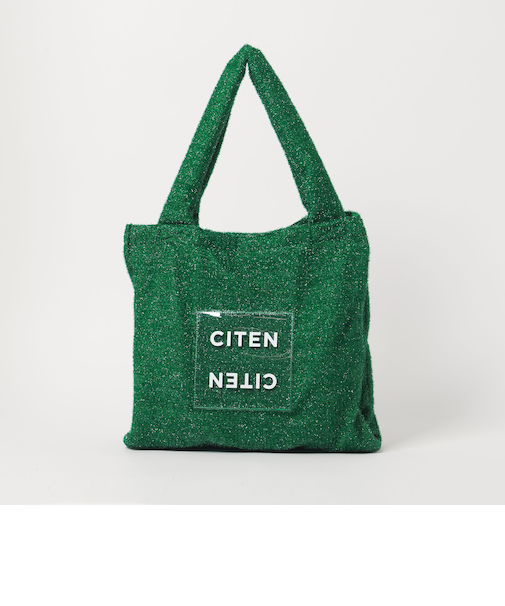 ＜CITEN＞キラキラクリアロゴトートバッグ