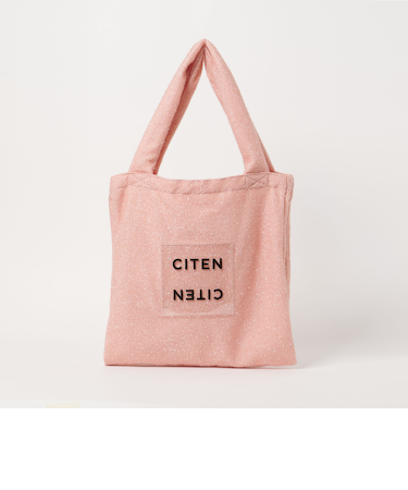 ＜CITEN＞キラキラクリアロゴトートバッグ