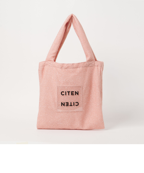 ＜CITEN＞キラキラクリアロゴトートバッグ