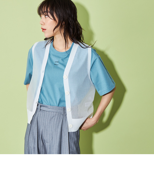 ＜CITEN＞ボクシー フィット Tシャツ