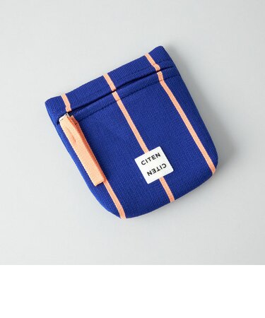 ＜CITEN＞ニットストライプポーチ