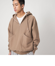 ＜CITEN＞ハーフジップスウェットフーディー