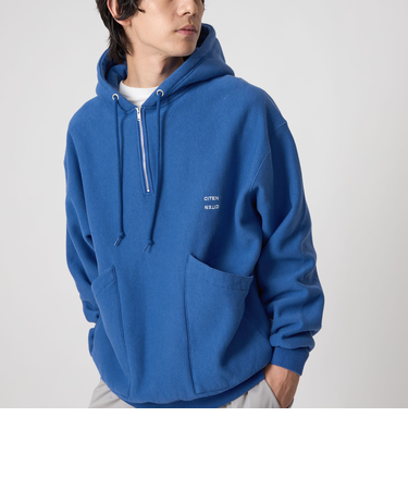 ＜CITEN＞ハーフジップスウェットフーディー