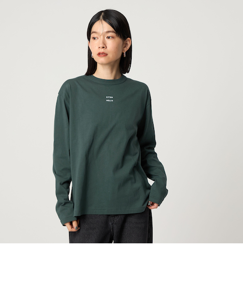 everyone ロゴロンT Mサイズ 人生の勝ち組 窓際族 おもしろTシャツ ロングTシャツ コットン AW