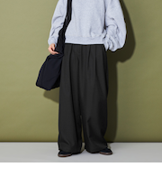 ＜CITEN＞3タックイージーワイドパンツ