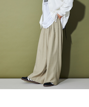 ＜CITEN＞3タックイージーワイドパンツ
