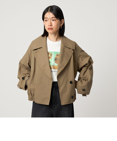 ＜CITEN＞トレンチライクショートブルゾン